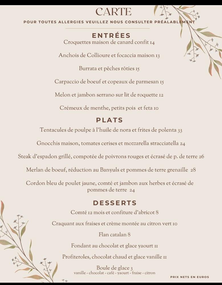 Terracotta - Menu Image 1