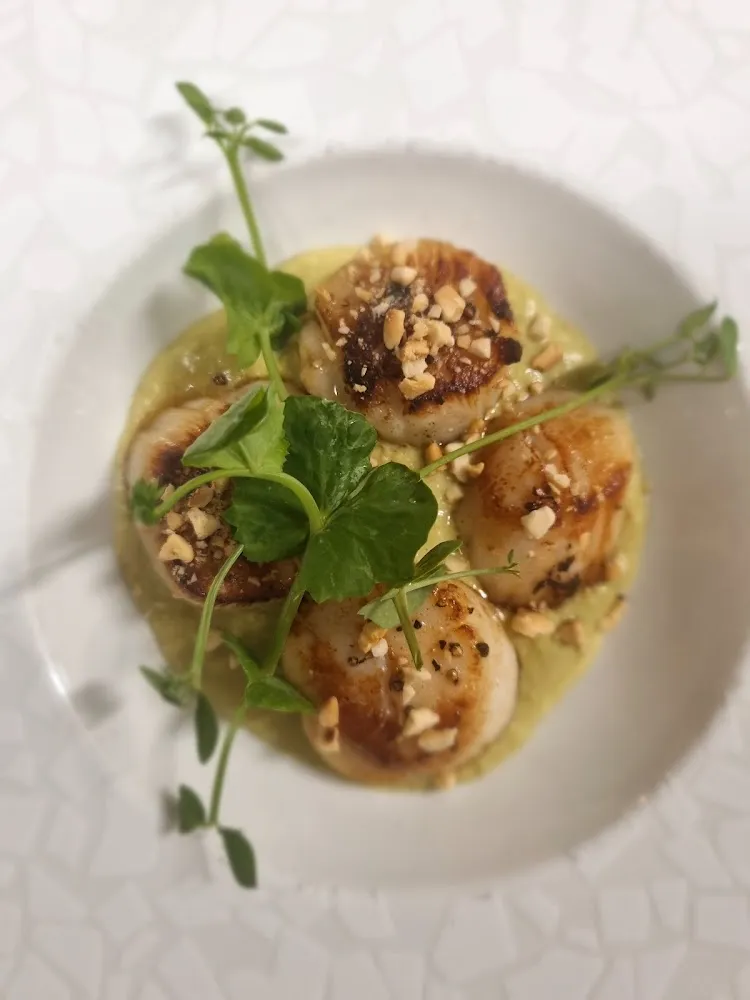 Saint Jacques Poireaux Amandes